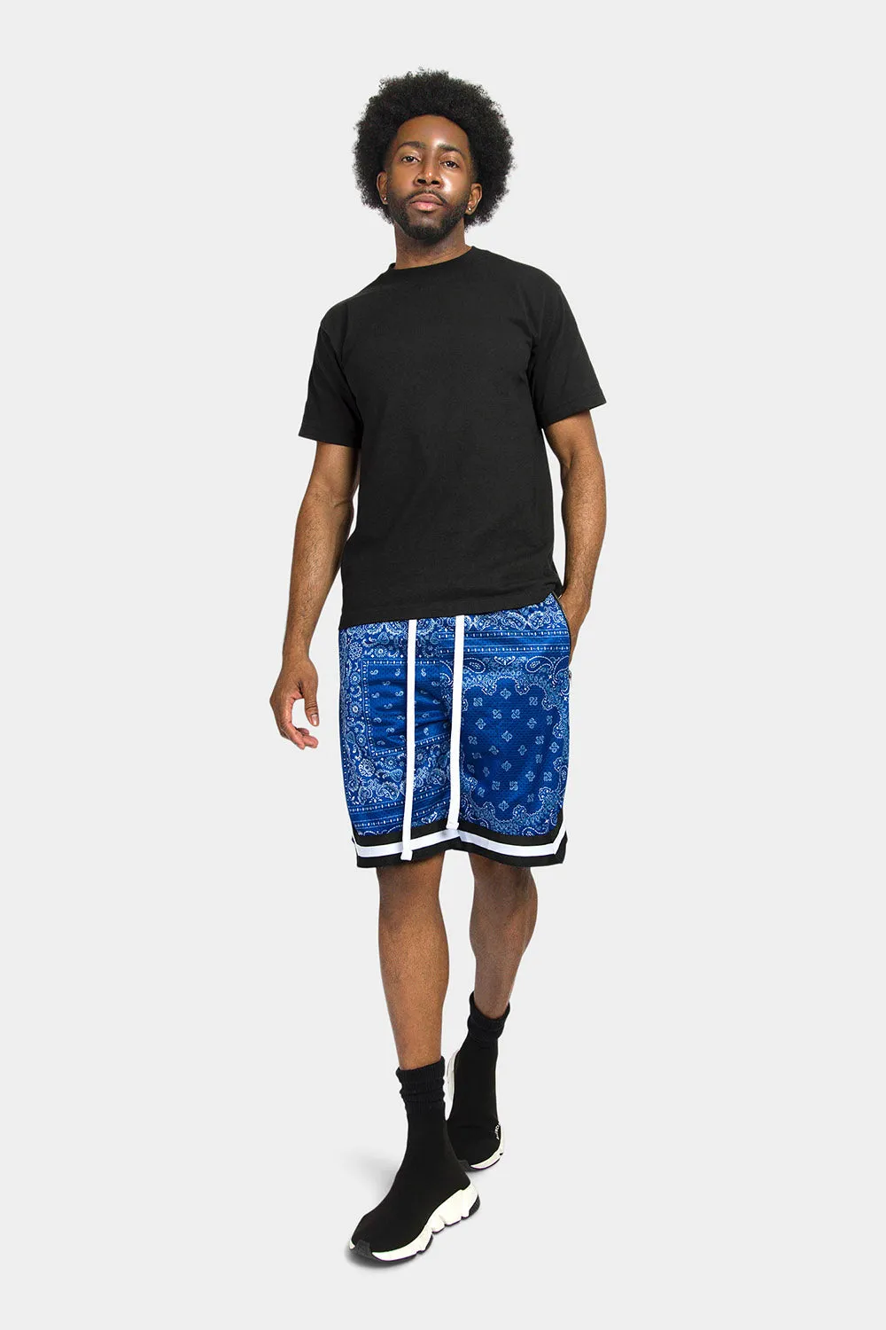 Pro Bandana Paisley Basketball Shorts