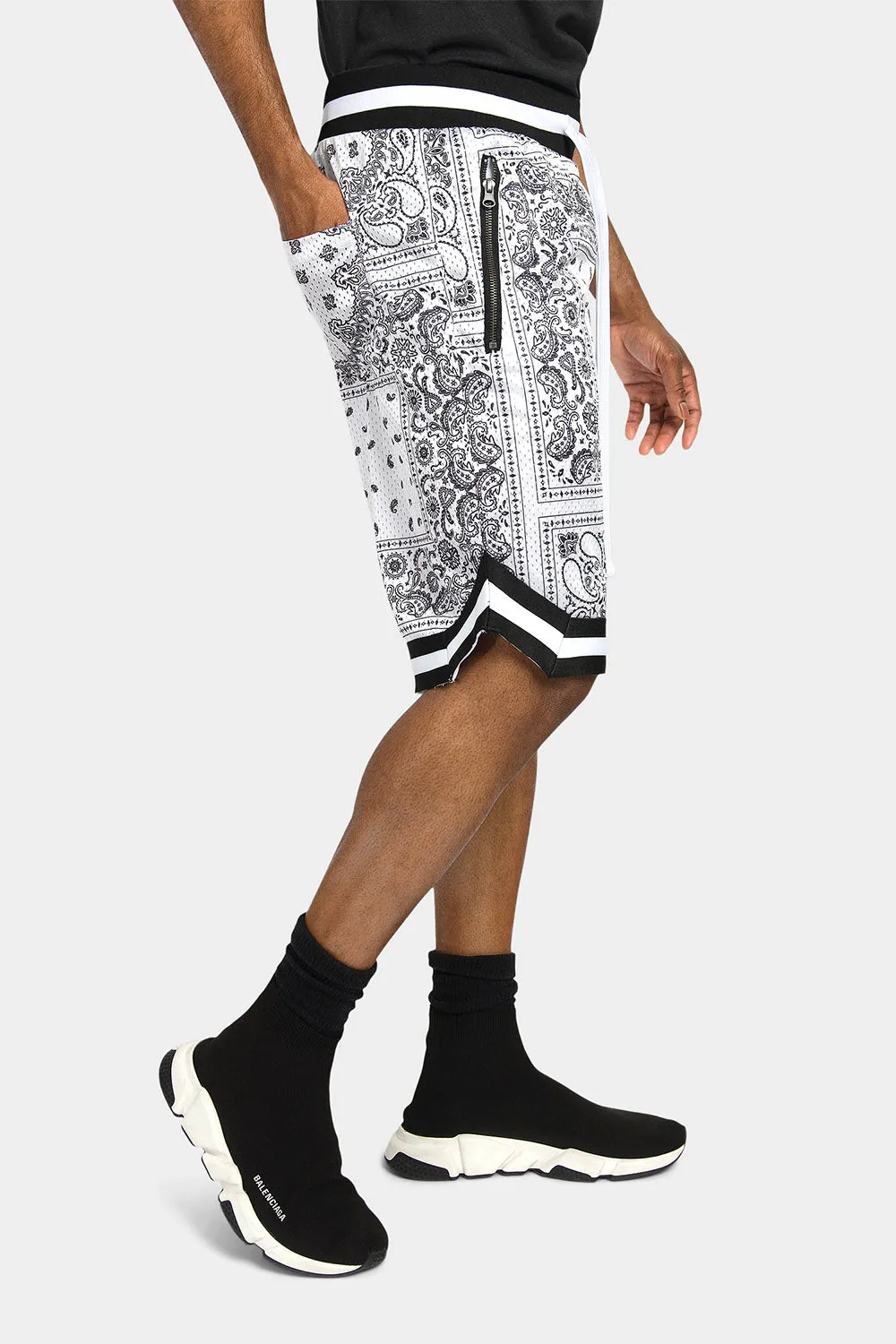 Pro Bandana Paisley Basketball Shorts