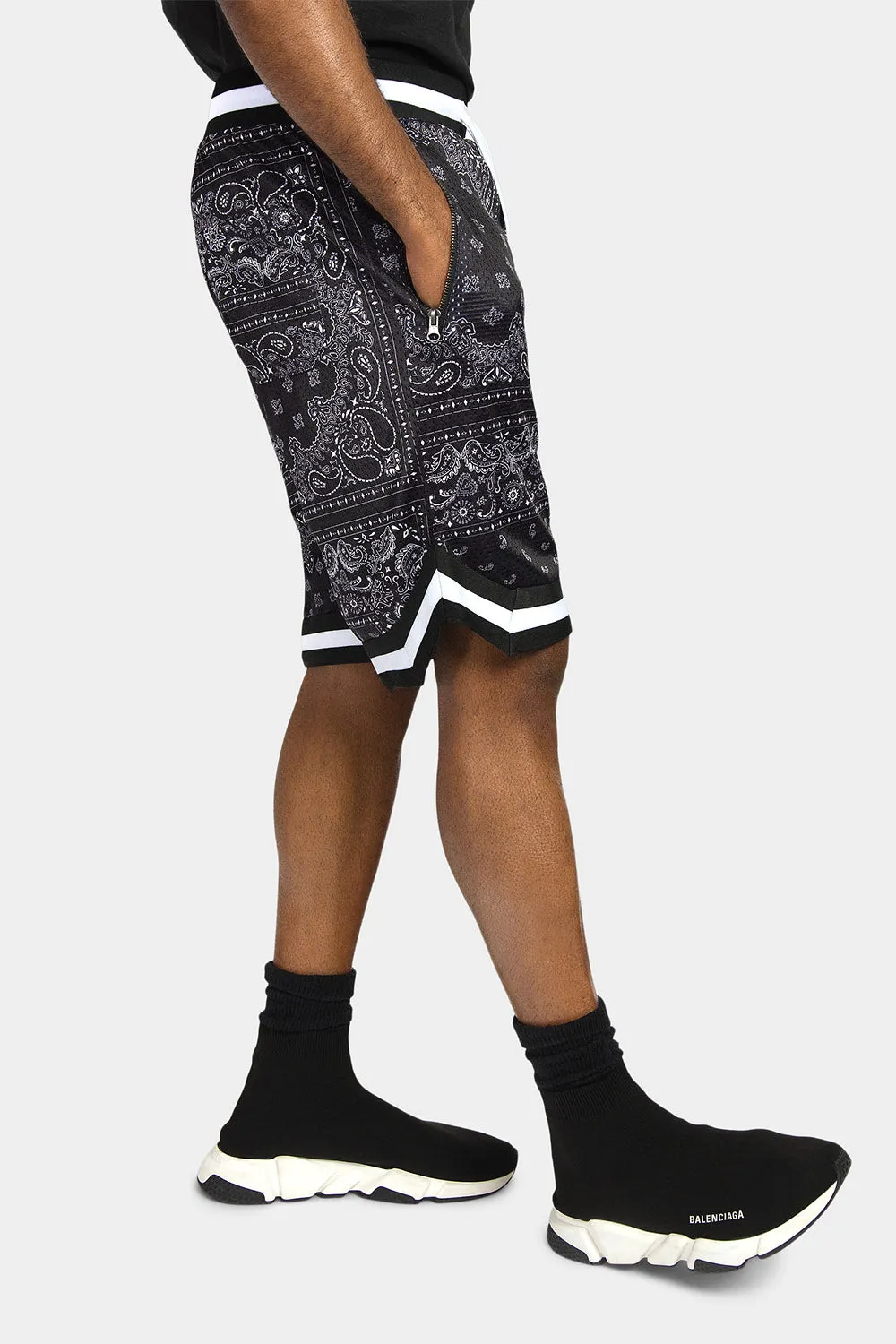 Pro Bandana Paisley Basketball Shorts