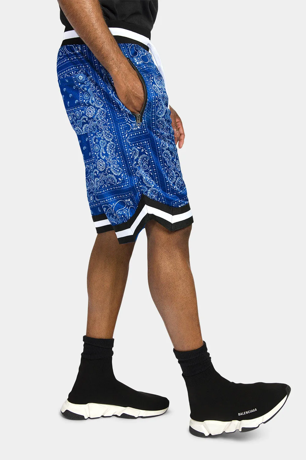 Pro Bandana Paisley Basketball Shorts