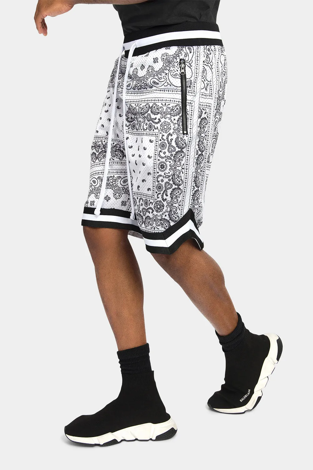 Pro Bandana Paisley Basketball Shorts