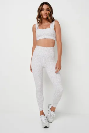 Python High Waisted 7/8 Legging, Natural