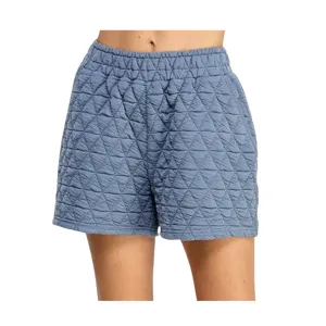 Quilted Lounge Short {Dusty Blue}