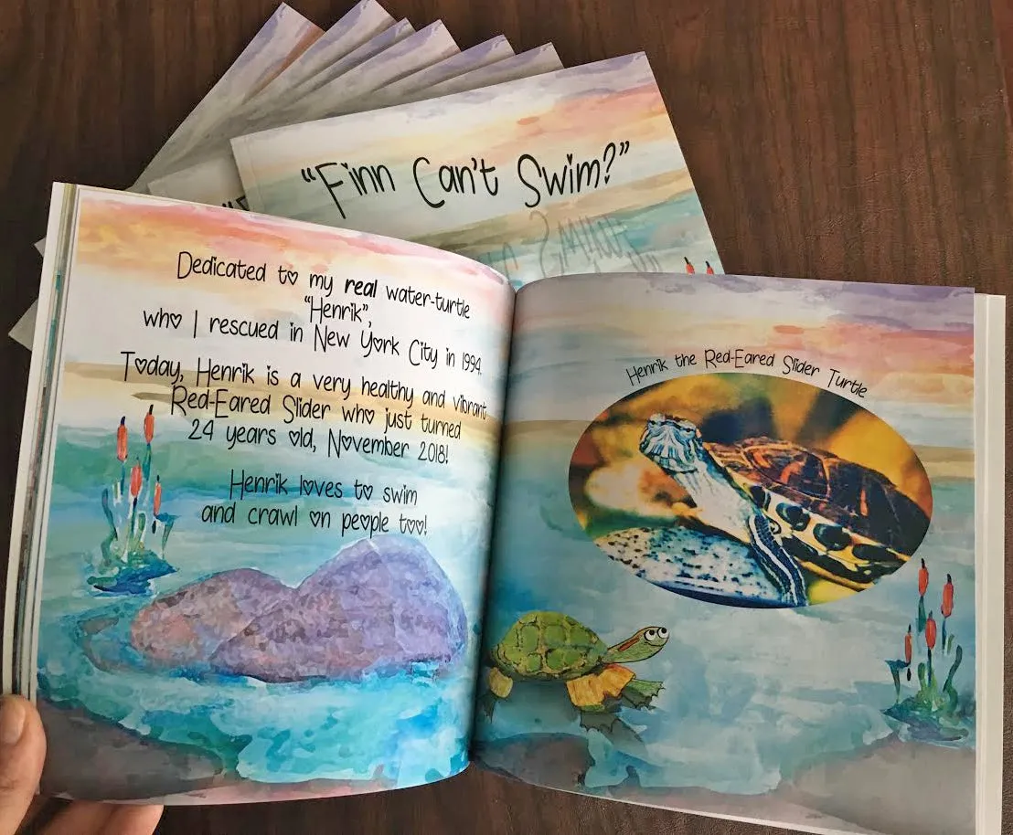 "Finn Can't Swim?" Children's Book