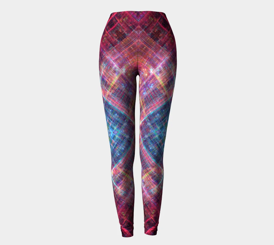 RED MATRIX RAINBOW | LEGGINGS | YANTRART