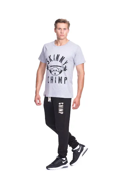 REGULAR FIT CLASSIC CHIMP T SHIRT- Grey