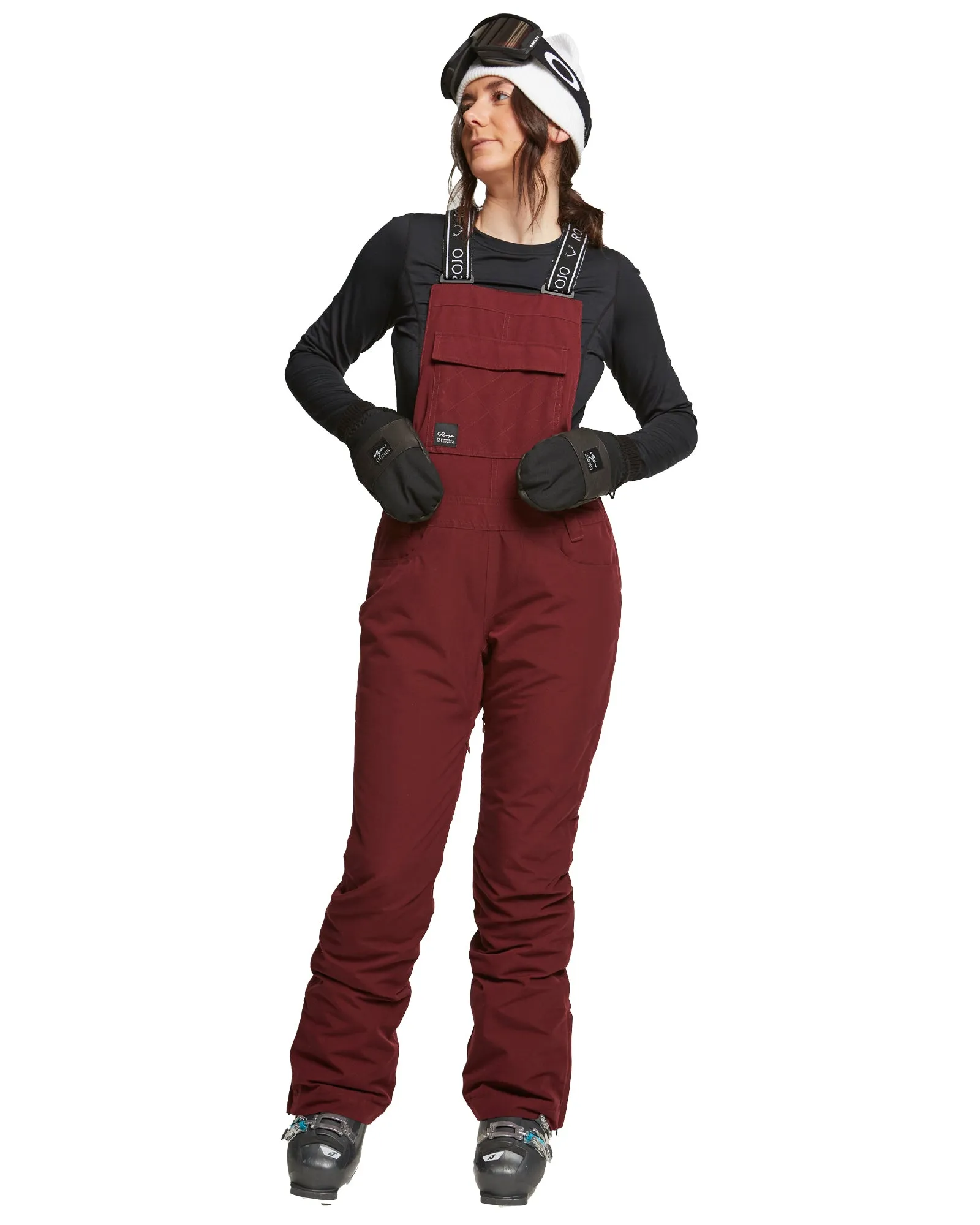 Rojo Snow Day Bib Wmns Pant Windsor Wine