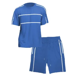 Royal Blue Jordan T-shirt and Short Set