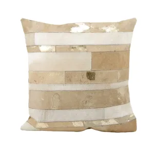 S1160 Leather Hide Throw Pillow