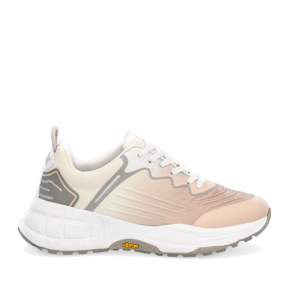 Scarpe Donna LIU JO Sneakers Running in Lycra colore White e Phard