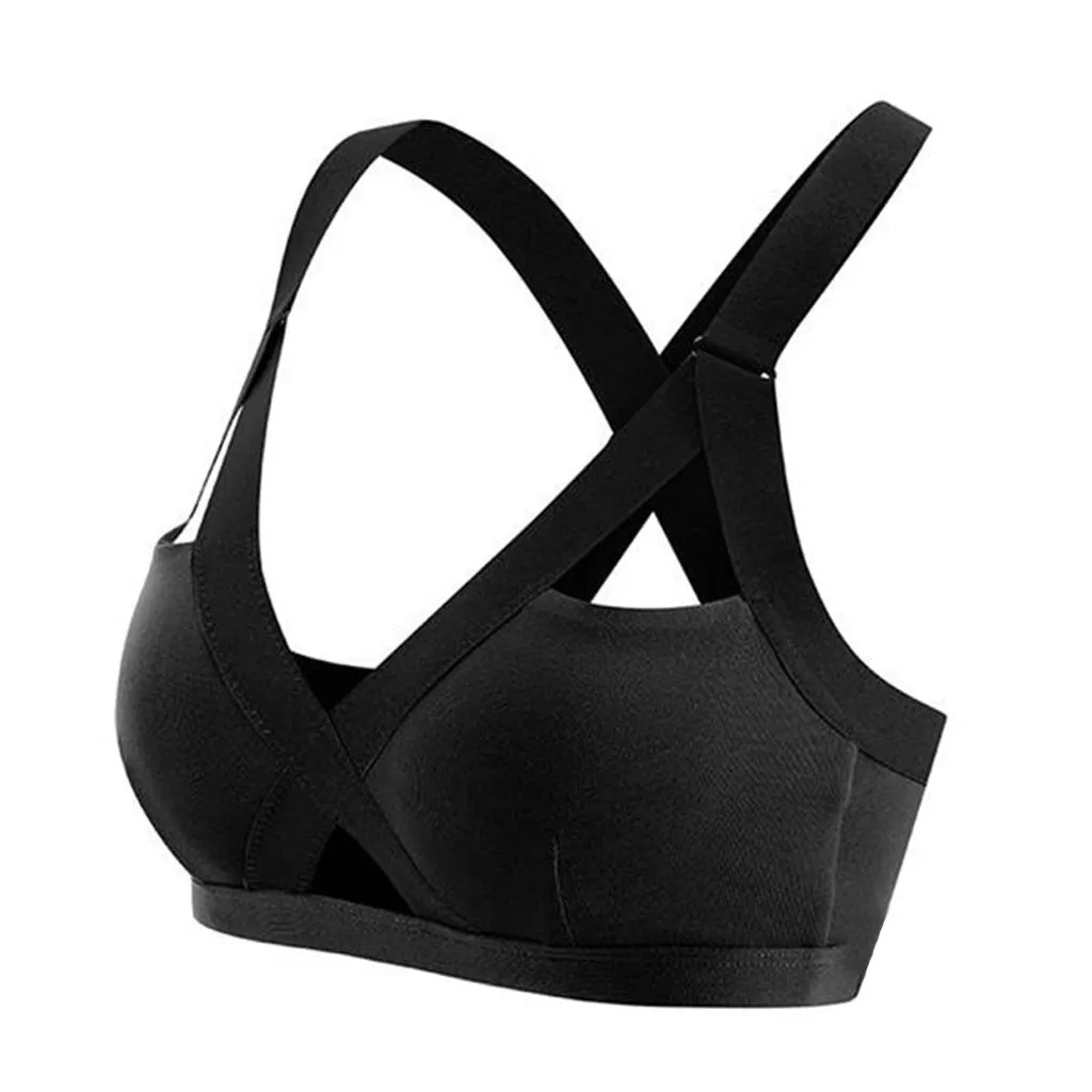 Shockproof sports bra running without rims