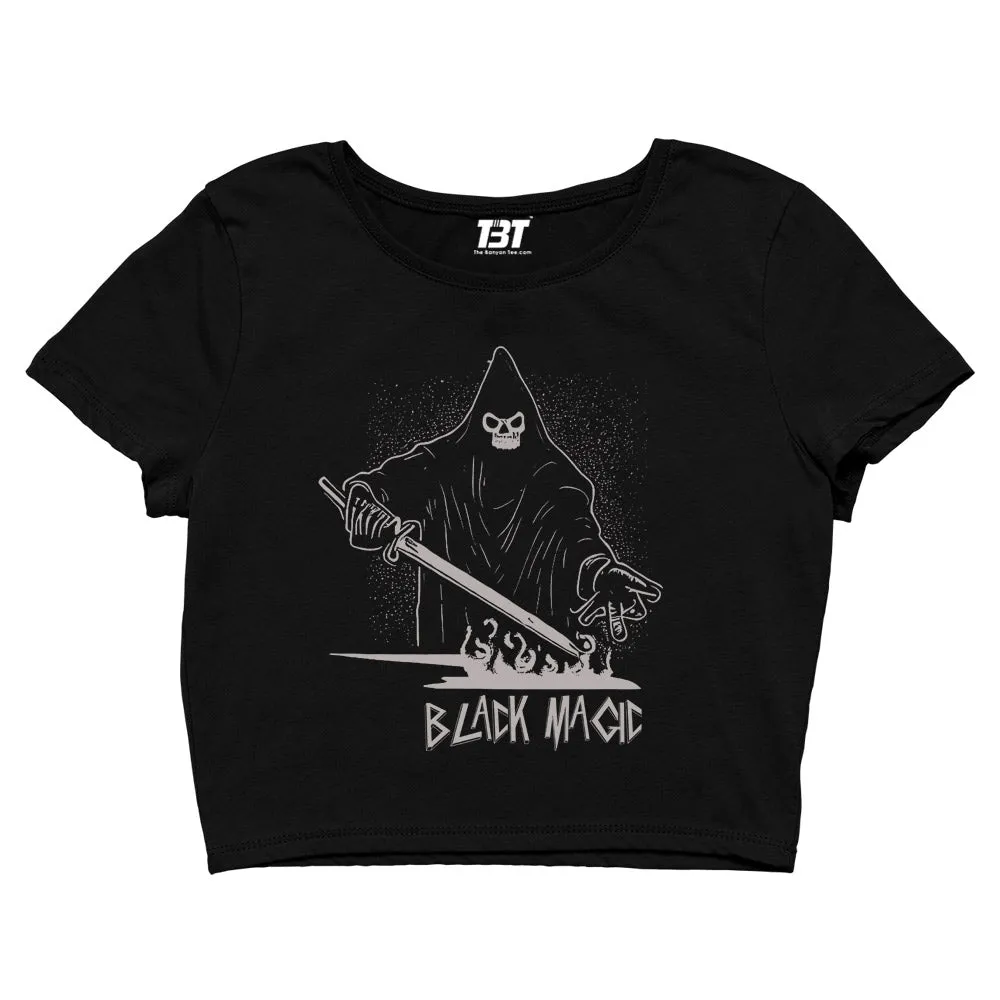 Slayer Crop Top - Black Magic