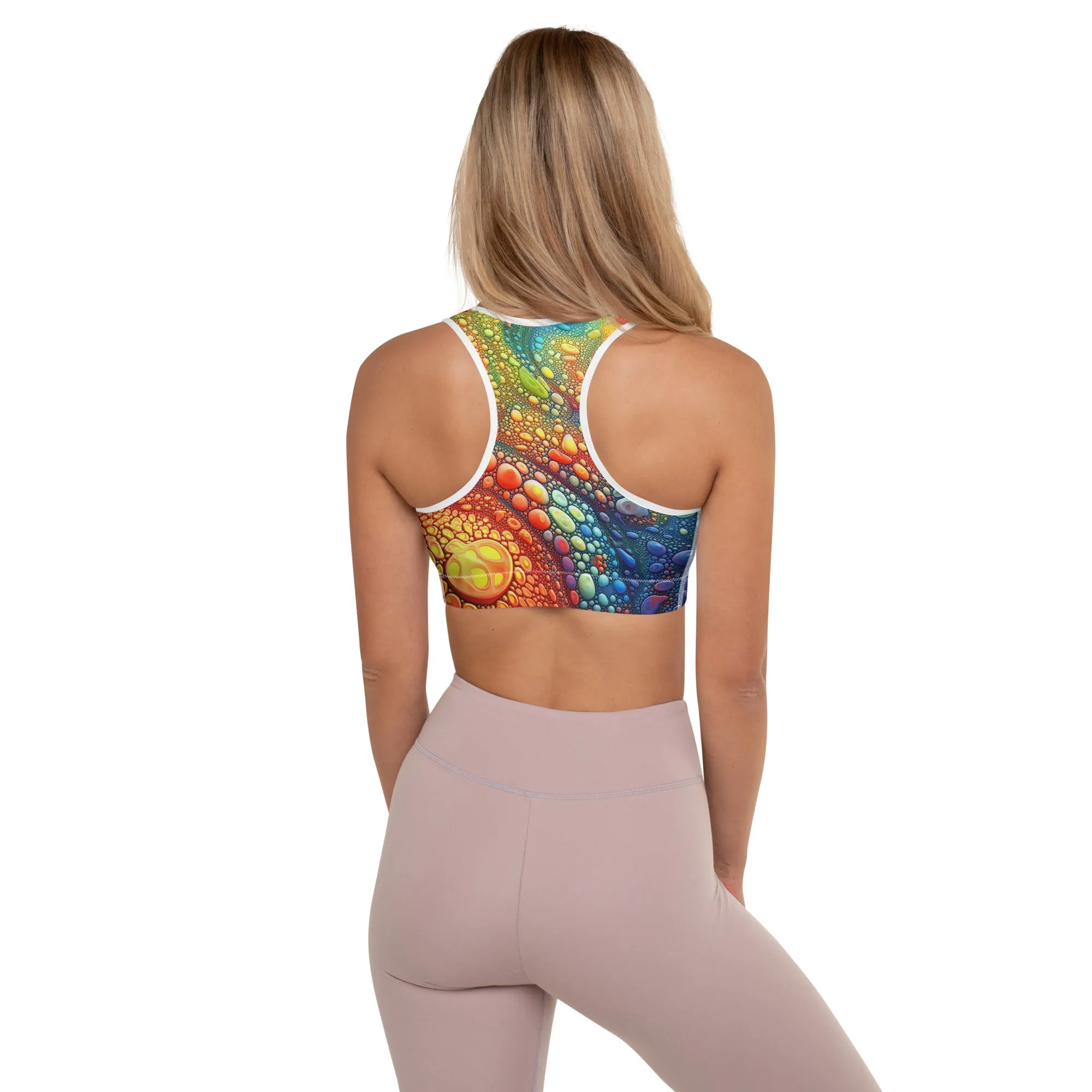 Sports Bra Rainbow Surface