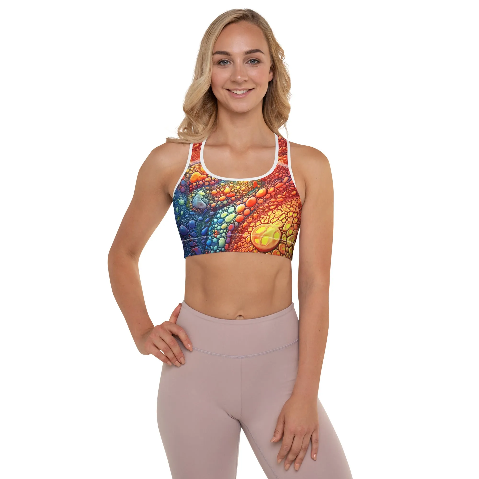 Sports Bra Rainbow Surface