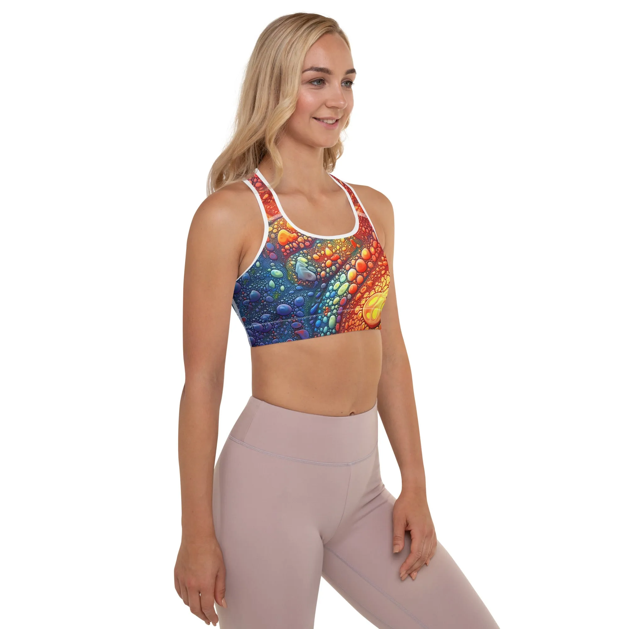 Sports Bra Rainbow Surface